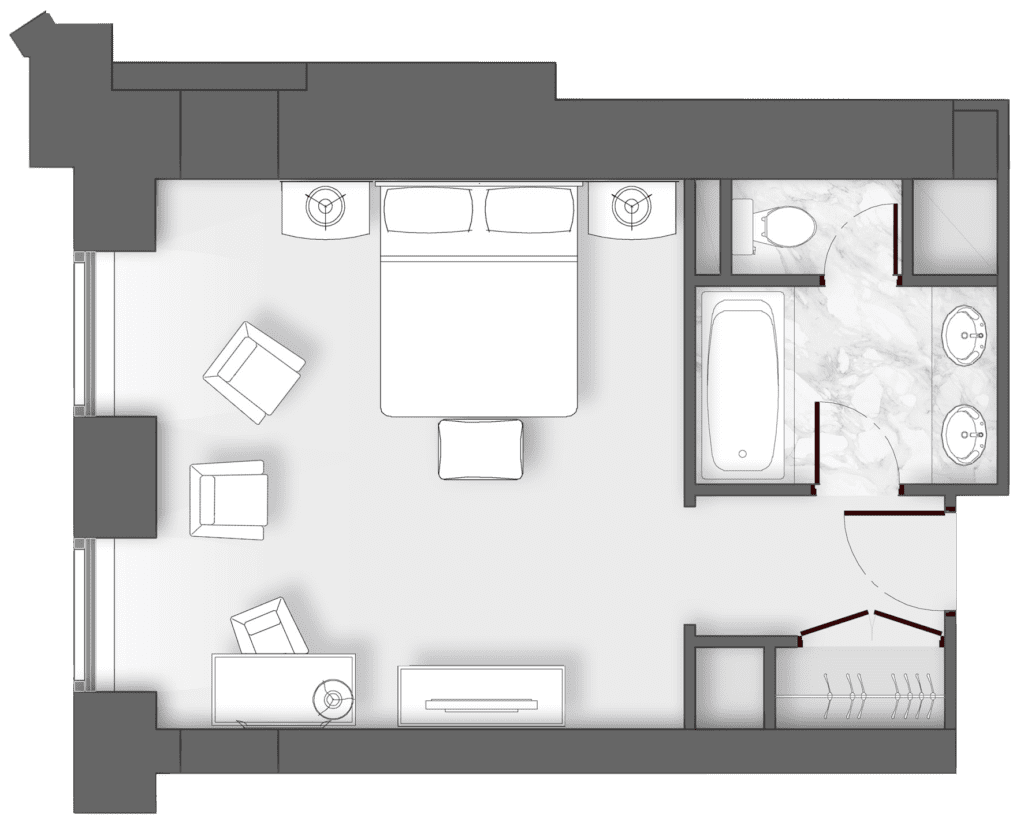 Double Superior Room – Queen Rooms | The Landmark London